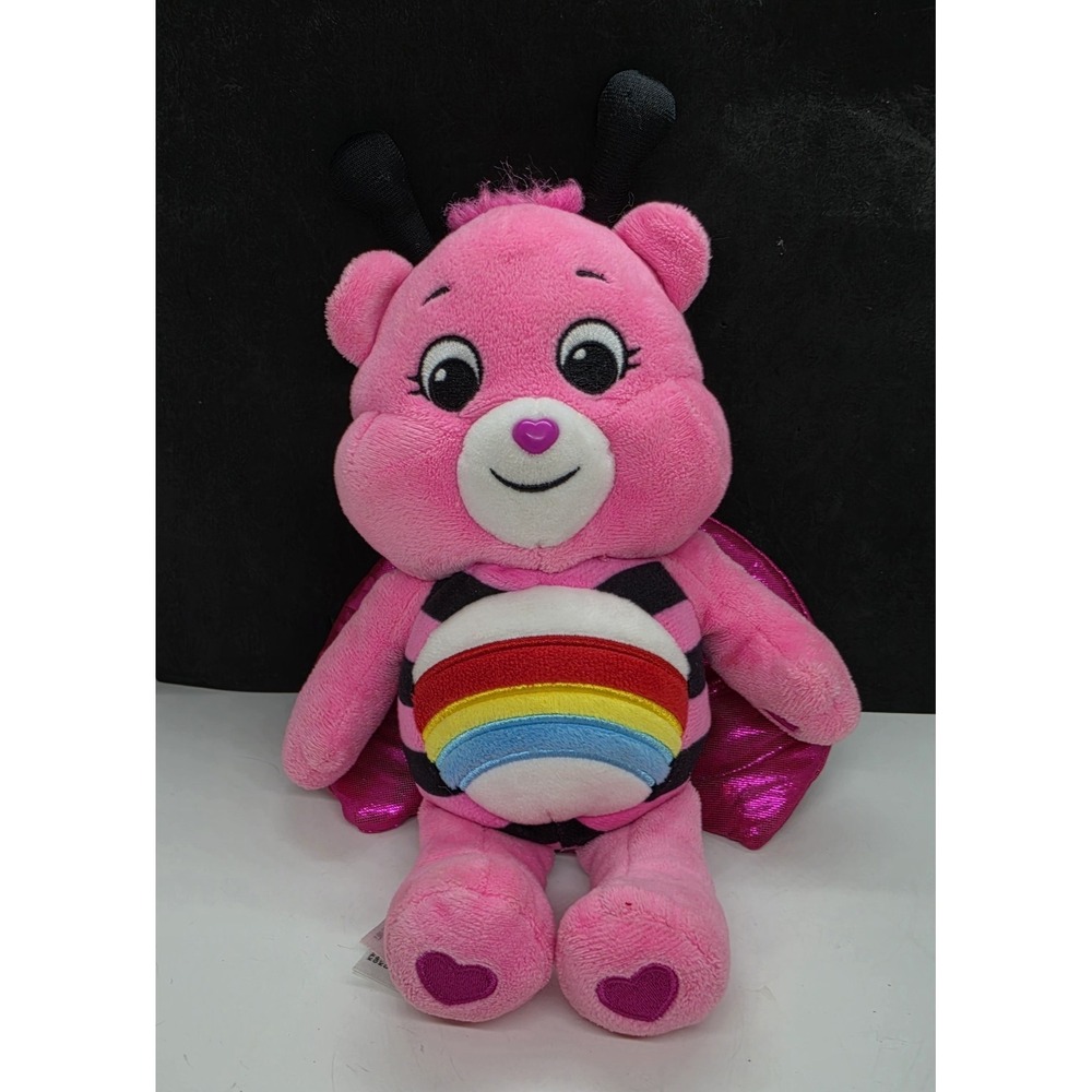 Collectible Care Bears  Cheer Bear as Lady Bug Stuffed Plush Toys 10"
